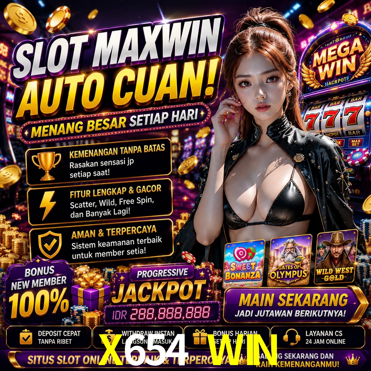 Programa VIP X654 WIN - benefícios exclusivos